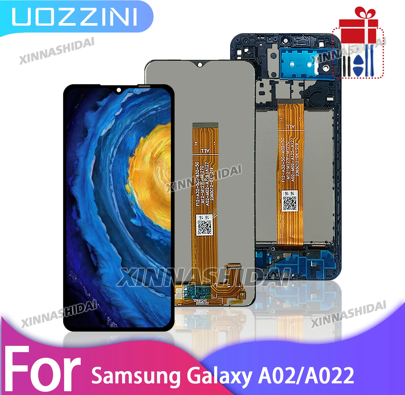 super-65-''a02-para-samsung-galaxy-a02-display-lcd-com-moldura-display-touch-screen-digitador-a022-lcd-substituicao