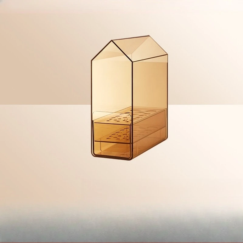 

Makeup brush storage box, dustproof loose powder brush storage tube, blush brush barrel, portable and large-capacity desktop