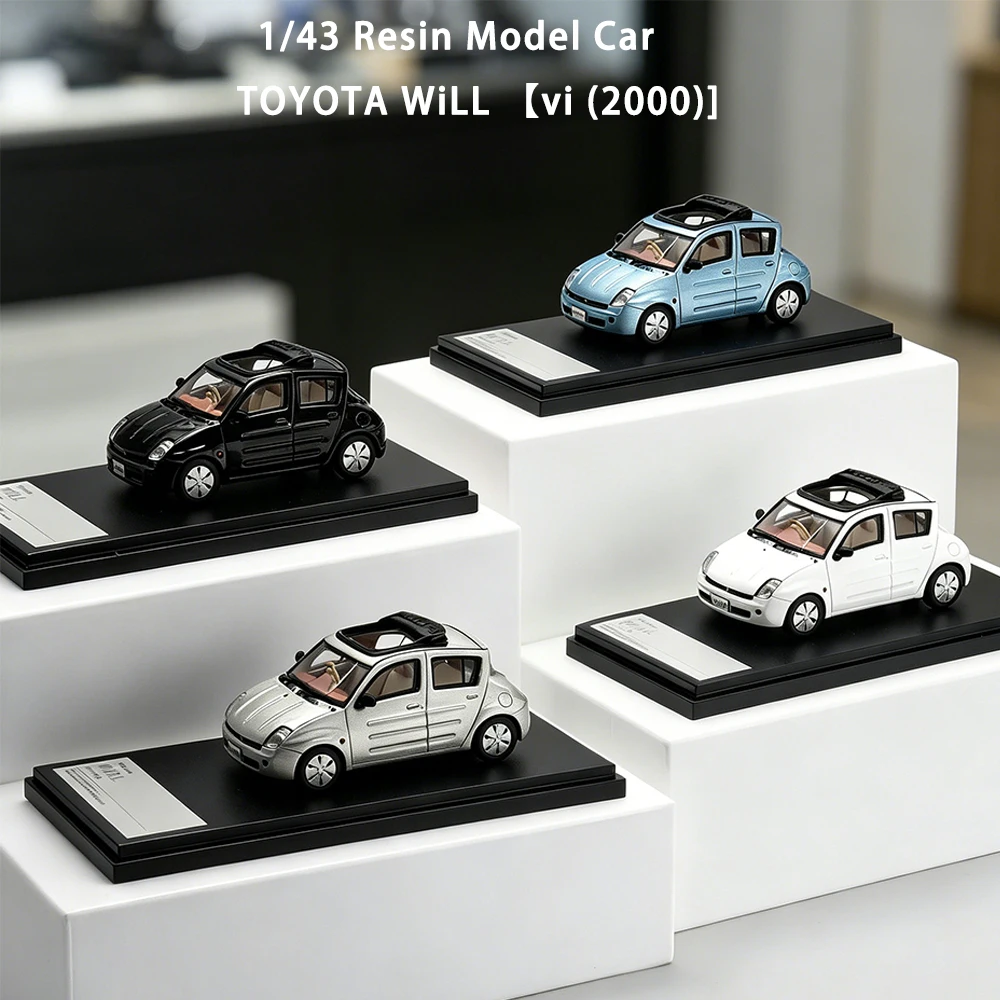 Hi‑Story Brand 1:43 Scale TOYOTA WiLL Vi （2000）Resin Model Car High Detail Display Ornament Collectible Gift