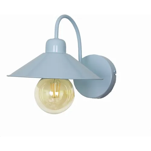 Taşcan Lighting Industrial Ufo Single Blue Applique-Down Facing