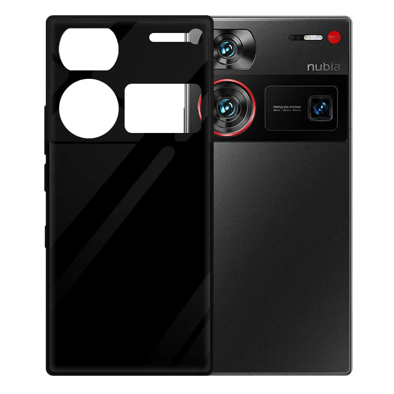 For Nubia Z60 Ultra Phone Case Star Collection Edition Glass Case Creative Simple Protective Back Cover Silicone Frame Shell