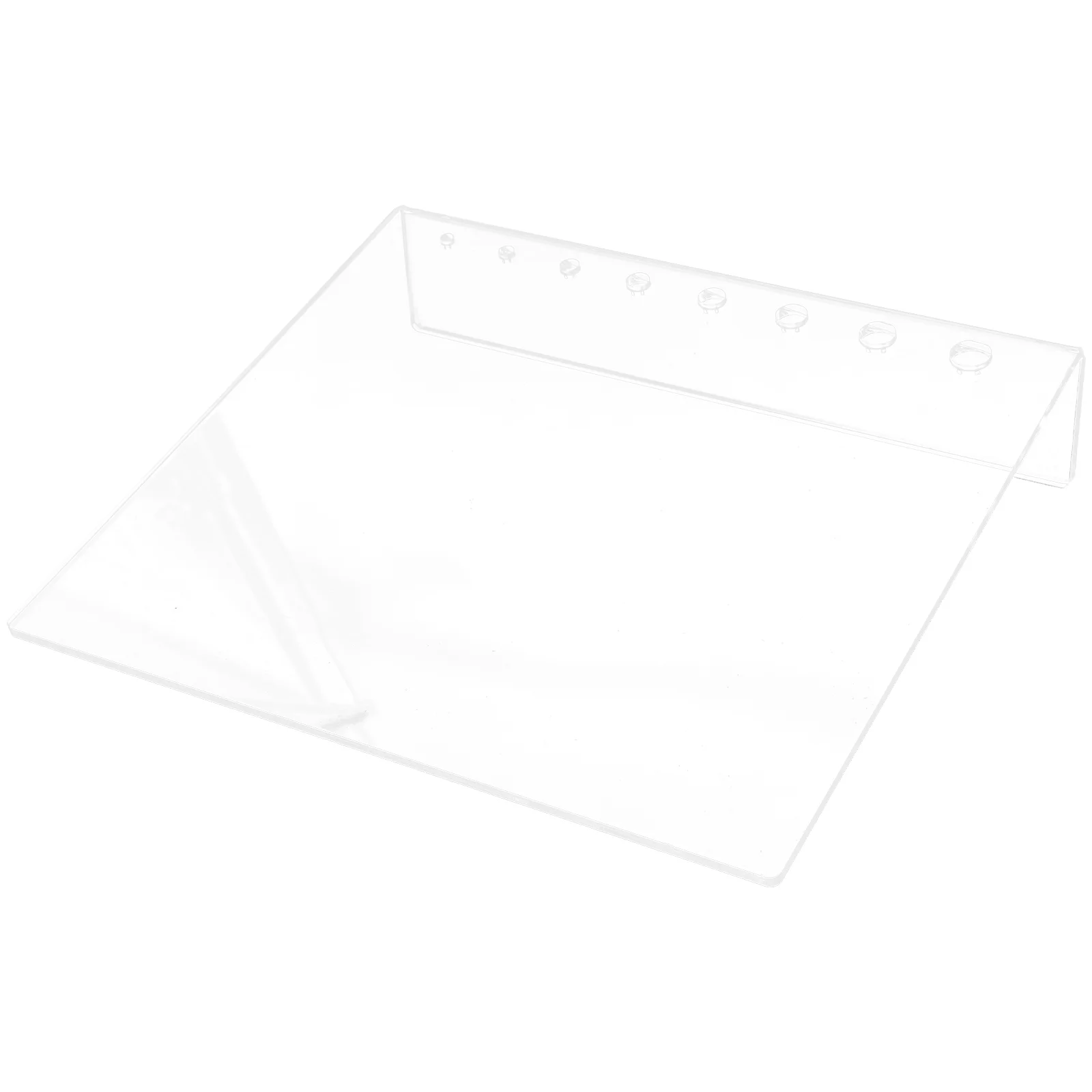 

Bevel Easel Clear Palette Painting Tool Acrylic Drawing Slant Board Supplies Stands for Tabletop