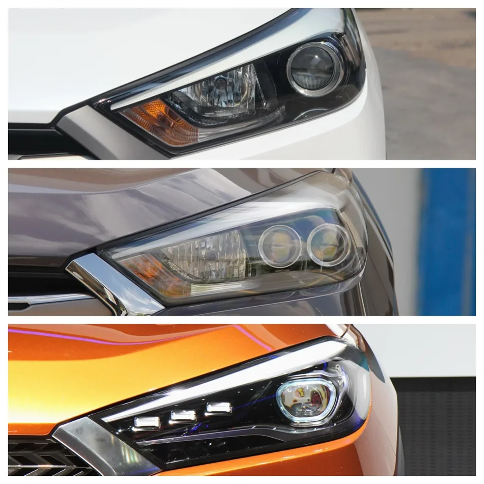For Hyundai Tucson 2015 2016 2017 2018 Auto Accessory Headlights Glass Lens Cover shade Front Light Shell Cover