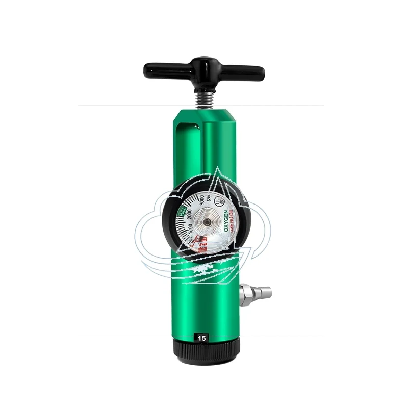 CGA540/CGA870 Oxygen Regulator - Pressure Regulating Valve with Gas Outlet Joints