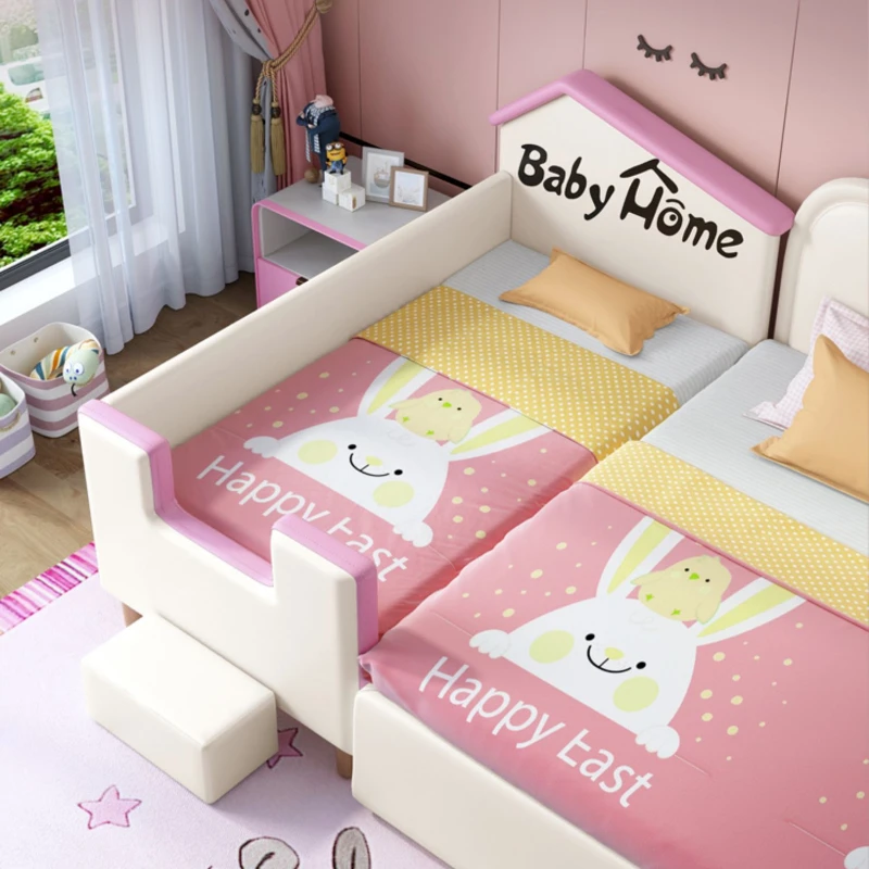 Cute Girl Children Beds Modern Unique White Loft Children Bed Baby Kids Cama Infantil Bedroom Furniture