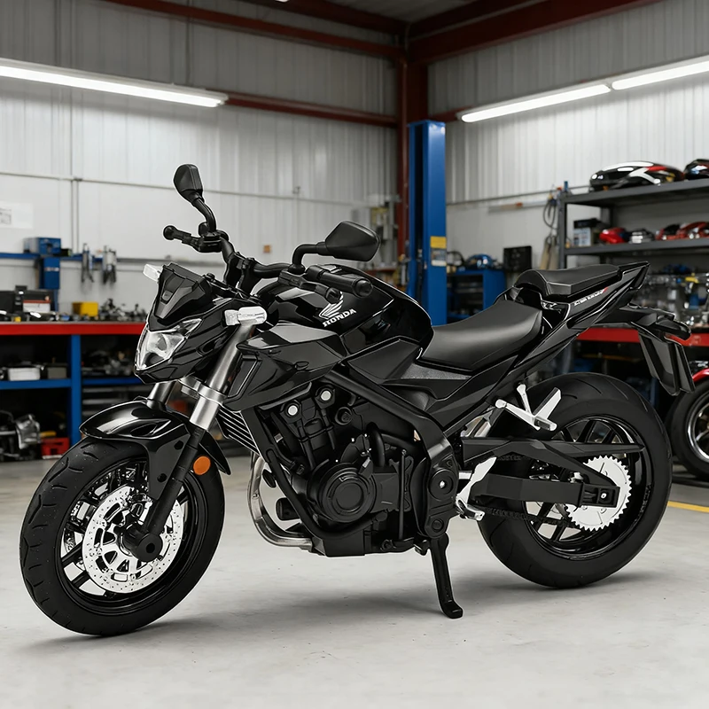 

Новый 1:12 Honda CB400F сплав модель мотоцикла амортизаторы для переноски освещения коллекция игрушечный автомобиль подарок ребенку