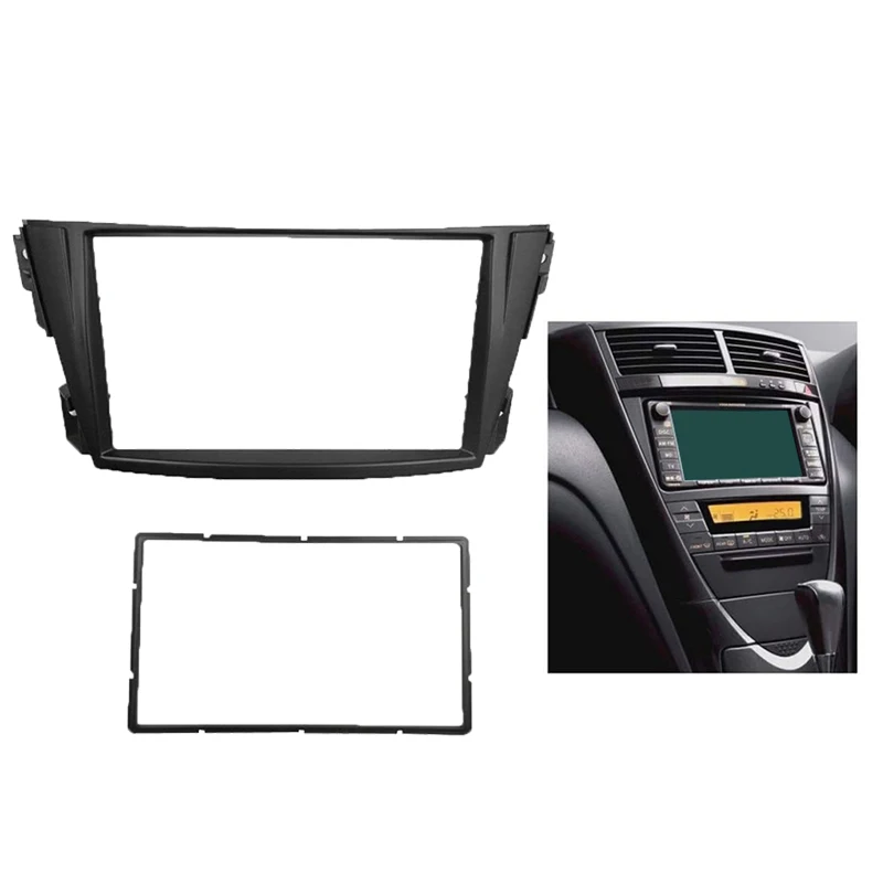 

2Din Car Stereo Radio Fascia Panel Frame For Toyota Caldina T240 2002-2007