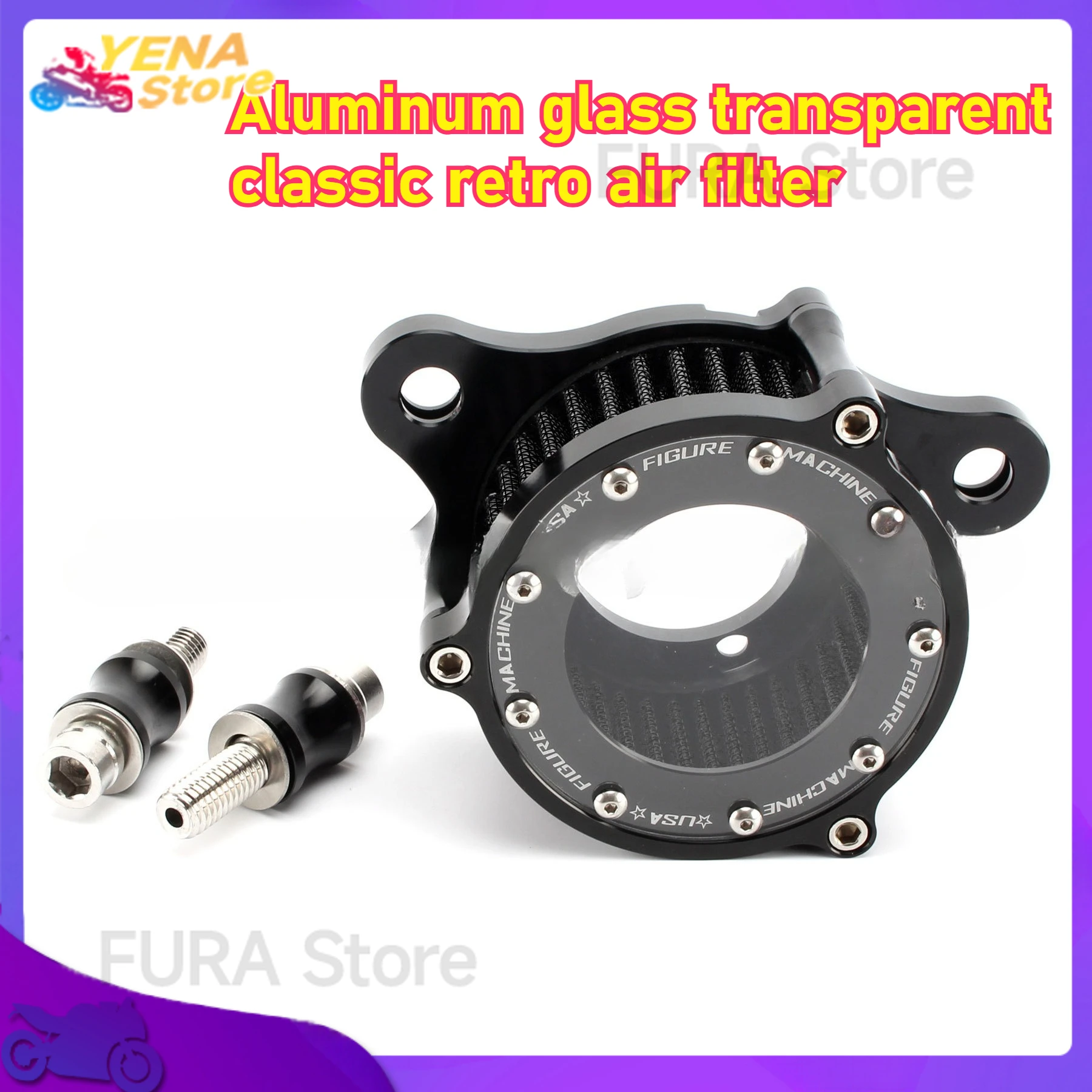 

The 883/1200/48 motorcycle air filter intake cleaner system kit accessories for Harley-Davidson XL883/1200X4804-14