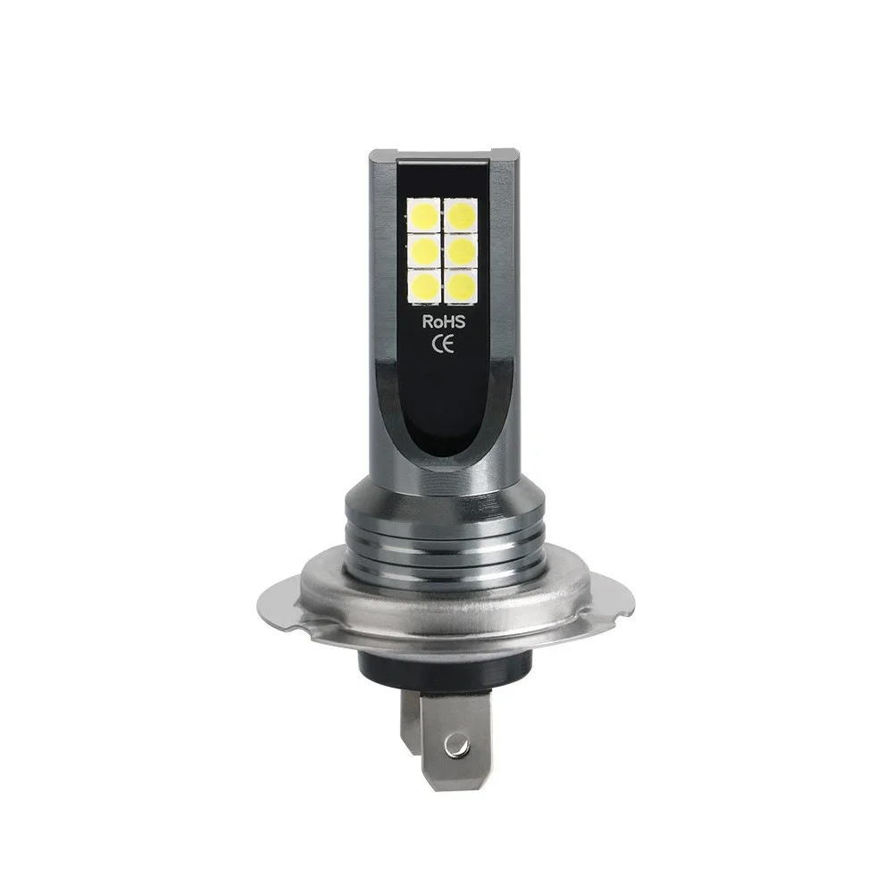 

12V 12W LED Headlight Bulbs H1 H3 H4 H7 HB3 HB4 9005 9006 H8 H9 H11 3000K 6000K 10000K Blue Car Fog Lamp