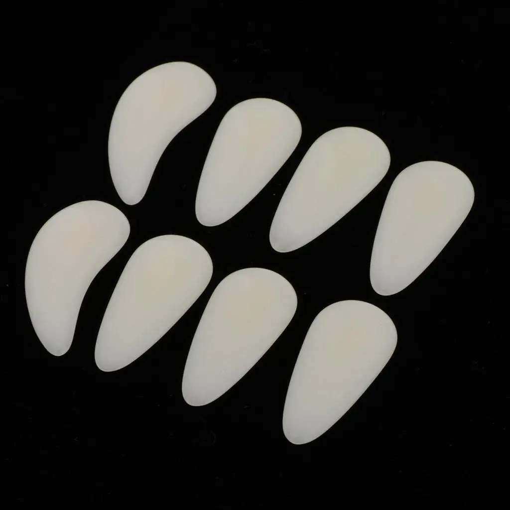 Plastic Guzheng Finger Picks Set Grooved Fingernails String Instrument Picks for Young Players Learning