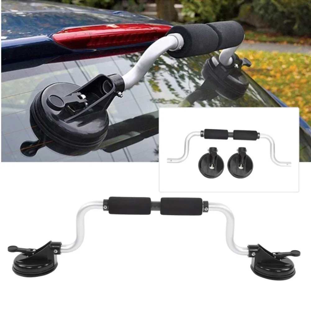 

Heavy Duty Boat Roller Load Assist for Kayaks and Canoes Aluminum Alloy Bars Locking Suction Cups Scratch Preventive Padding