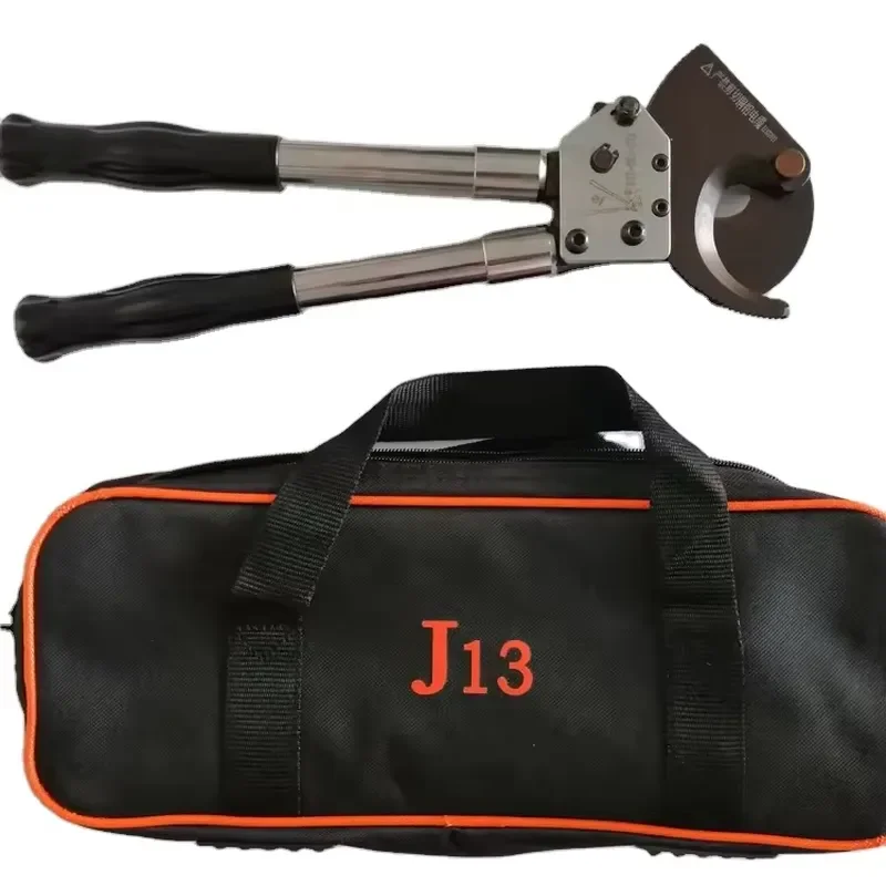 Resistant Cable Cutter Easy Operation Steel Manual Ratchet Cable Cutter Wire in Decoration Construction