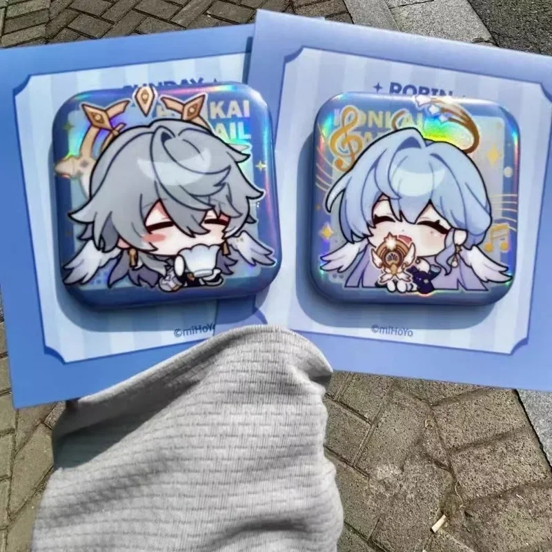 Game Honkai:Star Rail Square Sunday Robin Acrylic Figure Stand Model Plate DIY Desk Decor Standing Sign Ornaments For Fans Gifts