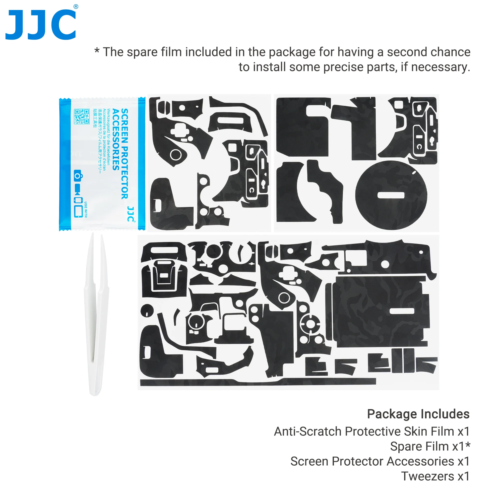 JJC EOS R8 Camera Body Skin Wrap Film 3M Sticker Anti-scratch Cover Protection for Canon R8 Caemra Accessories Bubbles Free