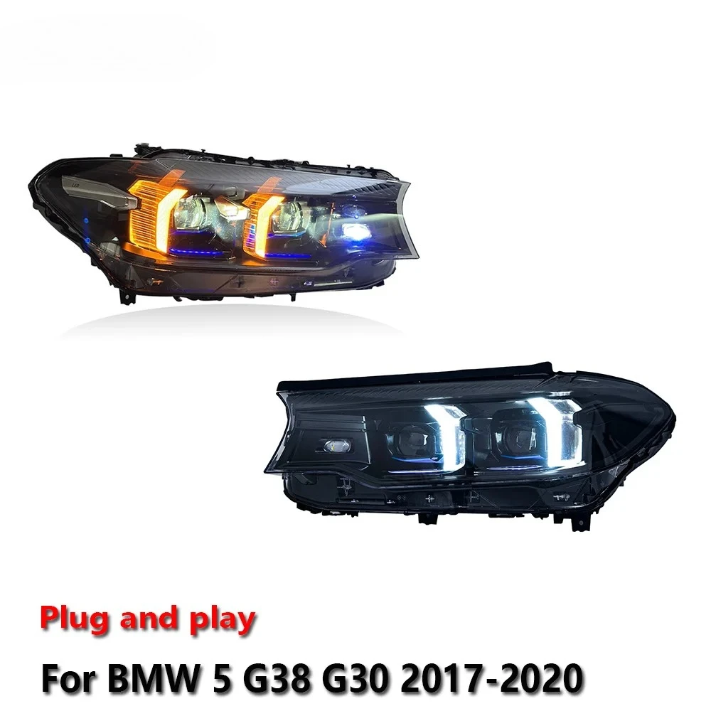 

Светодиодные фары для BMW 5 G38 G30 2017-2020: комплекты фар, противотуманных фар, ДХО, стоп-сигналов и указателей поворота, установка Plug and Play