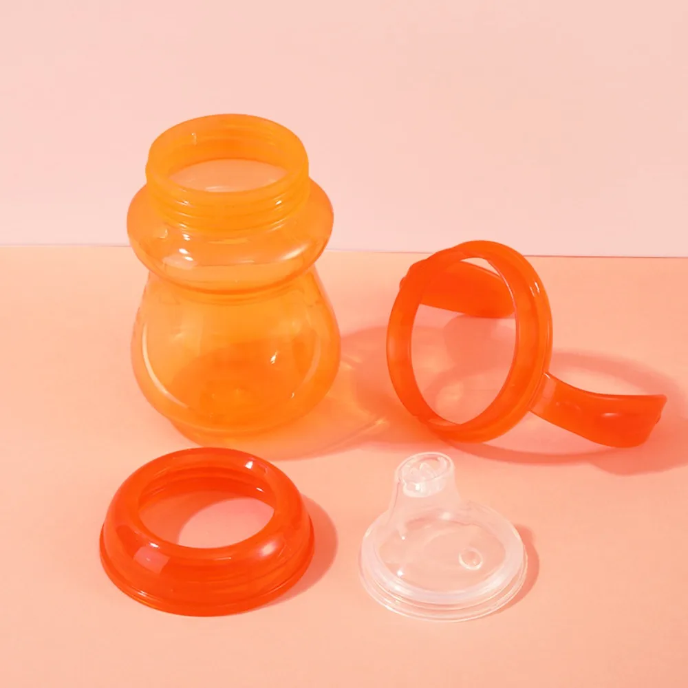 Practical Specially Designed Duckbill Cups 270ml Transparent Drinking Mug Silicone Leak-proof Baby Trainer Cup 6 Months Old