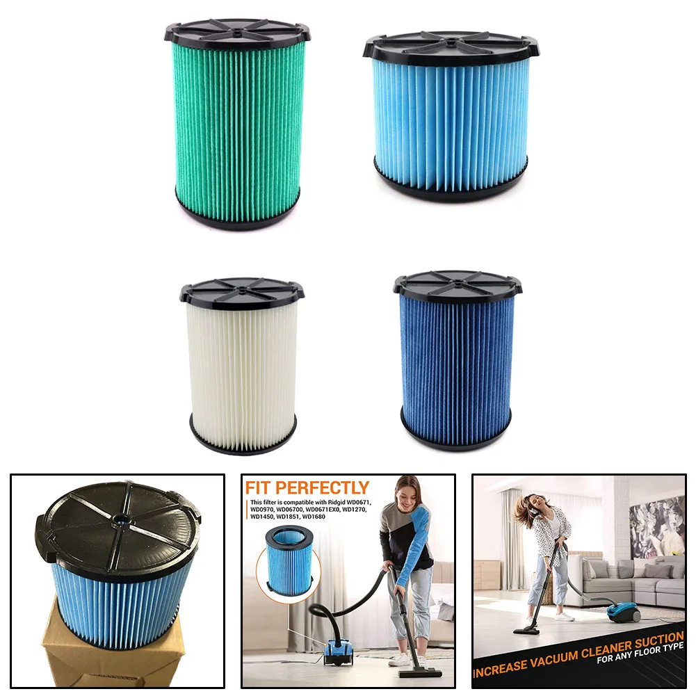 Imagem -06 - Aspirador Molhado e Seco Peça de Substituição Substituição do Filtro Vac Ajuste para Ridgid Vf3500 Vf4000 Vf5000 Vf6000