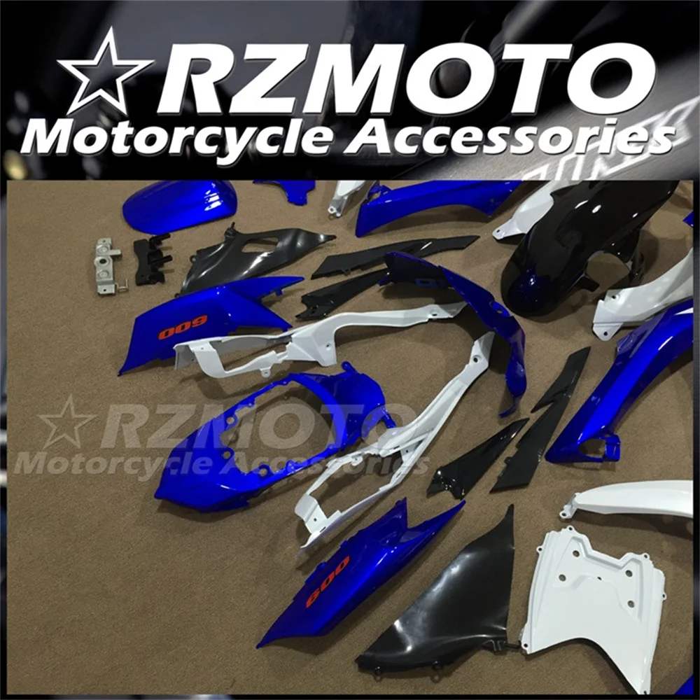 New ABS Motorcycle Fairings Kit For Suzuki GSXR600 GSXR750 08 09 10 K8 GSXR 600 750 2008 2009 2010 Custom Blue White