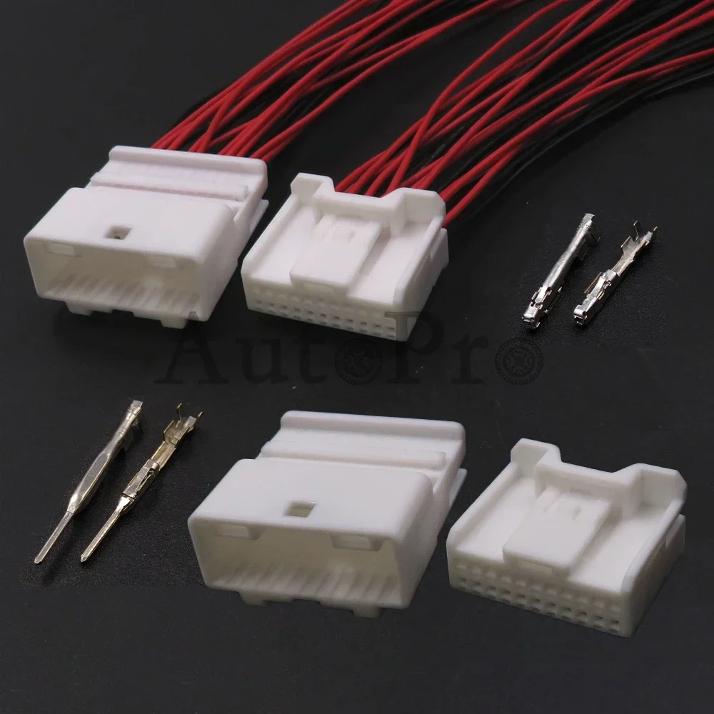 22 Hole Auto Audio Plug For Nissan AC Assembly Car Navigation Wire Socket Reversing Mirror Cable Connector 6098-3885 7283-4578