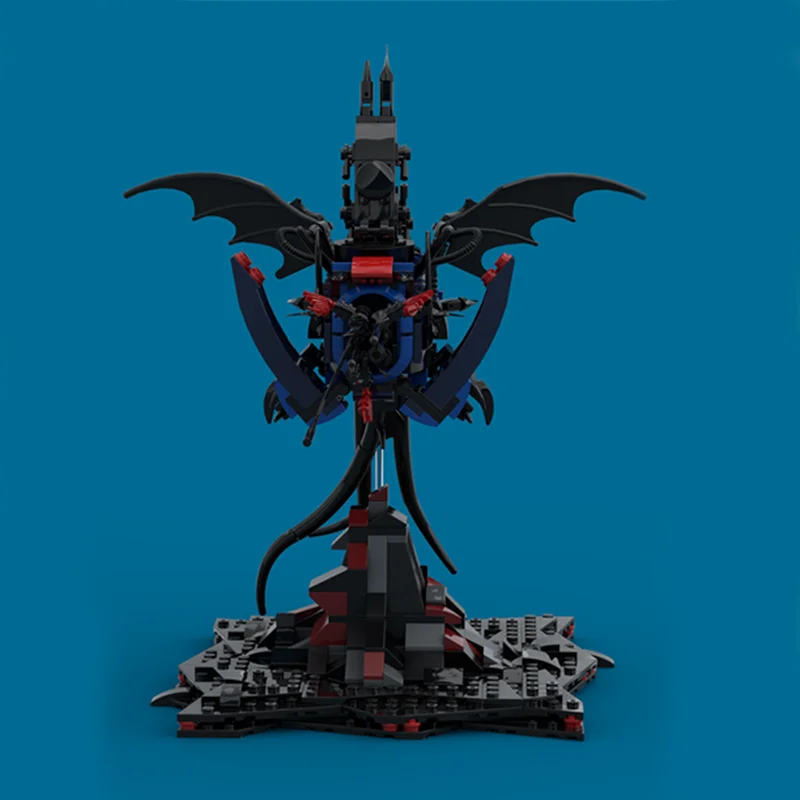 610 قطعة MOC نموذج الرعب الكوني اللبنات العمارة هدية الكريسماس تجميع اللعب لتقوم بها بنفسك فكرة إبداعية التعليم للأطفال #3