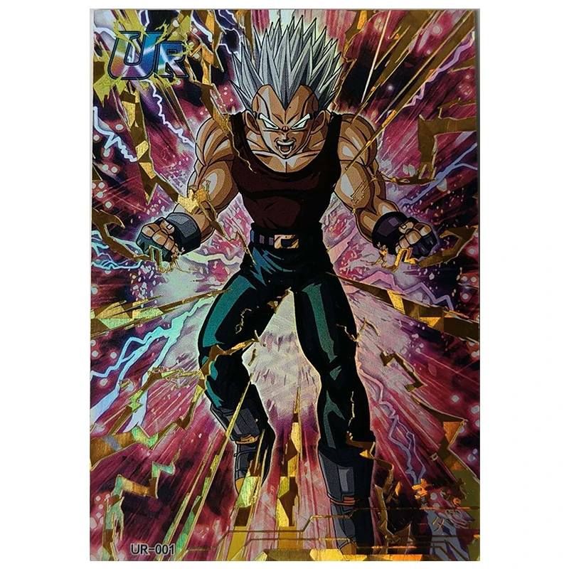 Anime NARUTO Rare UR Refraction Foil Bejita Yonsei Torankusu Gotenks Android 18 Toys for boys Collectible Cards Birthday Present