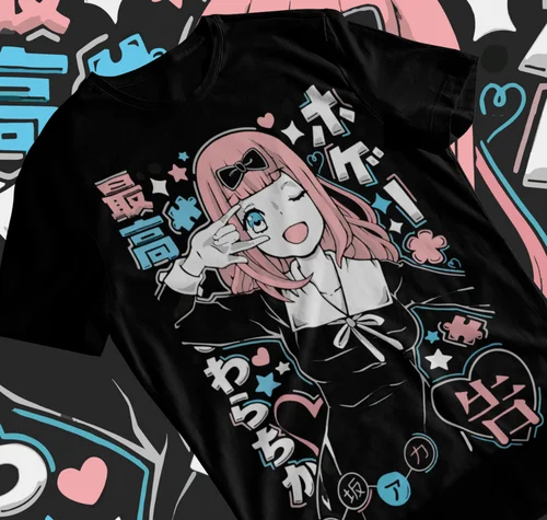 Imagen 2 del producto Camiseta de manga corta de Anime kaguya-sama Love is War Fujiwara Chika, camiseta suave