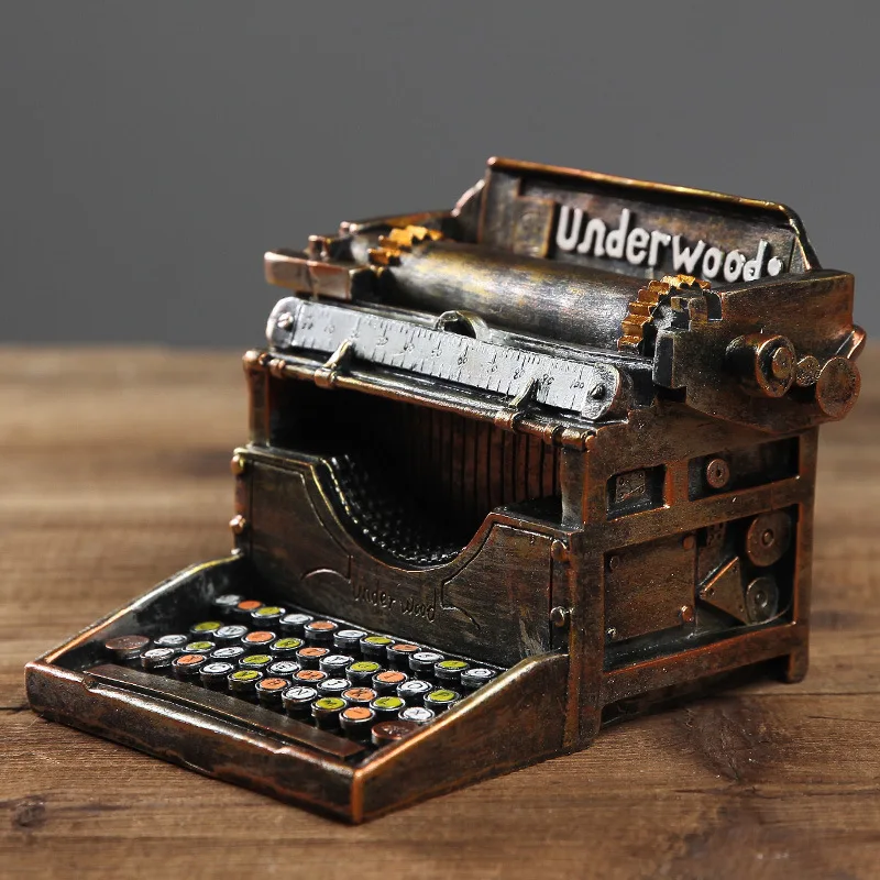 

Vintage Vintage Typewriter Model American Home Creative Ornaments Office Desktop Decoration