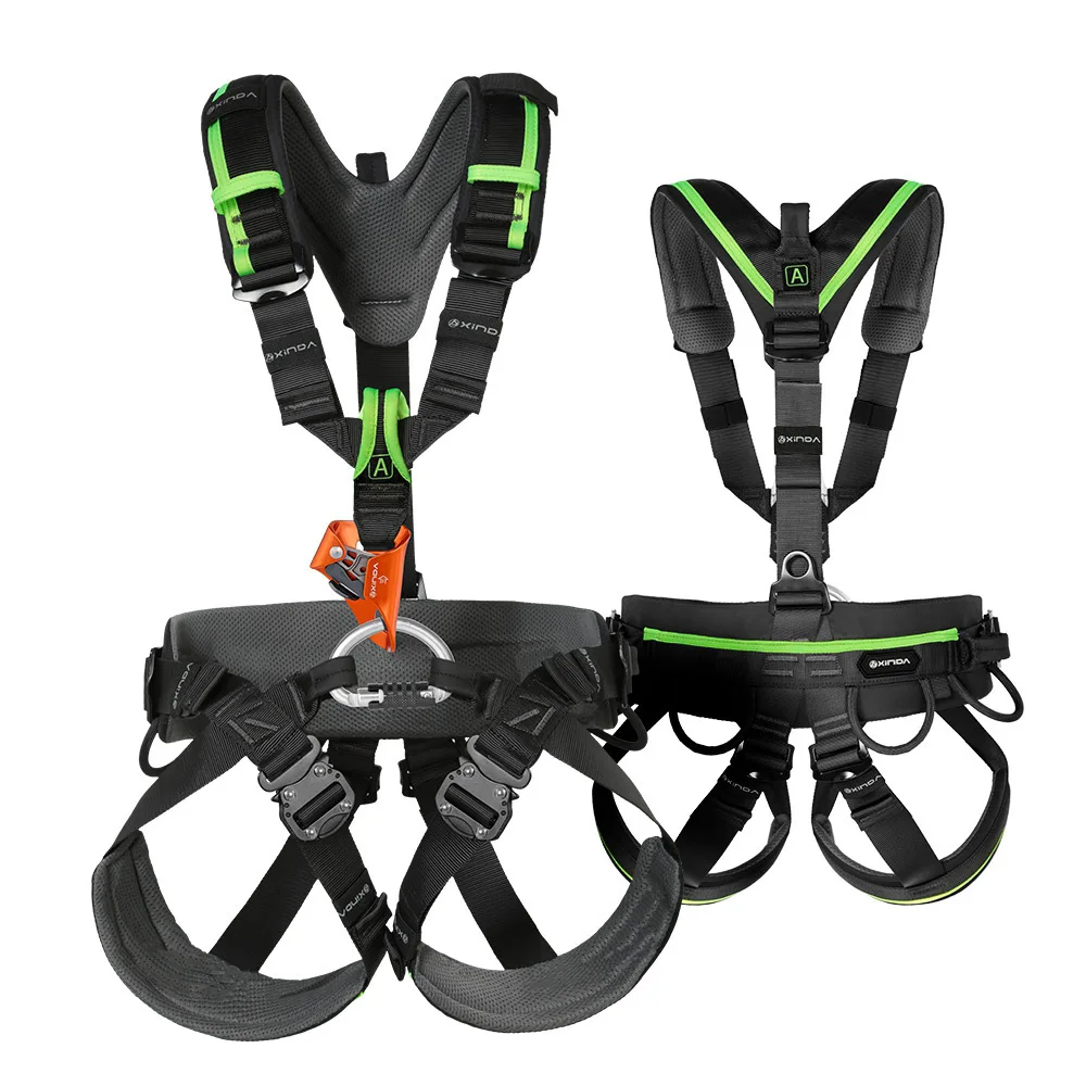 

Industrial Five Point Full Body Safety Belt, Quick Wear/Take Off,Outdoor Rescue Air Climbing High-Altitude Work Safety Belt,P872