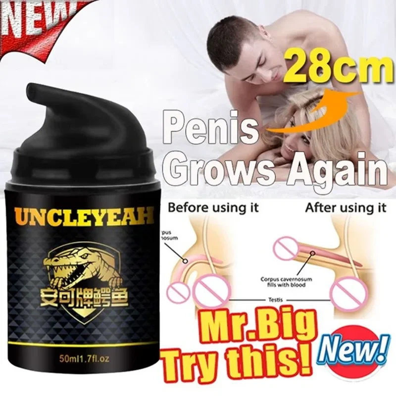 

Penis Enlargement Cream Male Penile Lubricant Massage Oil Erection Enhance Growth Big Dick Increase Thicken Delay Sex Products