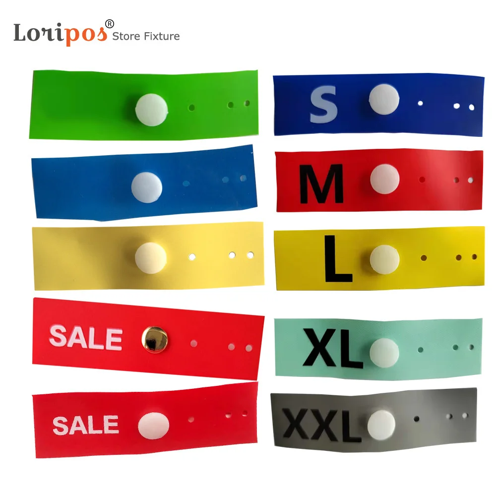 

Cloth Hanger Size Marker Label Classification Divider Buckle Special SALE Mark Clip Identification Clothing Footwear Logomark