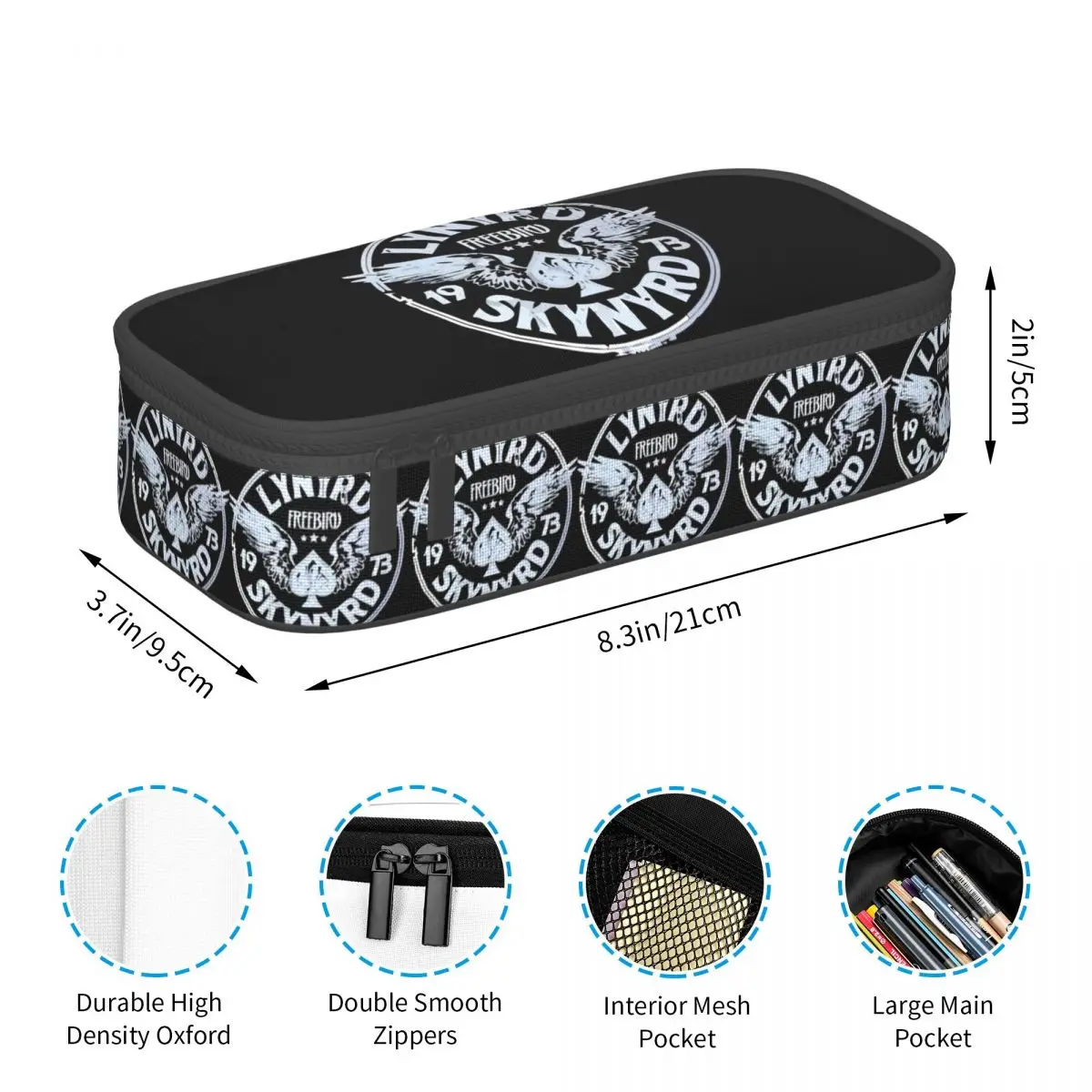 Federmäppchen mit Logo „Free Bird“, für Jungen und Mädchen, Geschenke, Stiftbox, Bleistiftbeutel, Schreibwaren, Stifthalter, Tasche