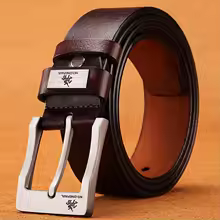 Men's Genuine Leather High Quality Casual Belts only <img src=