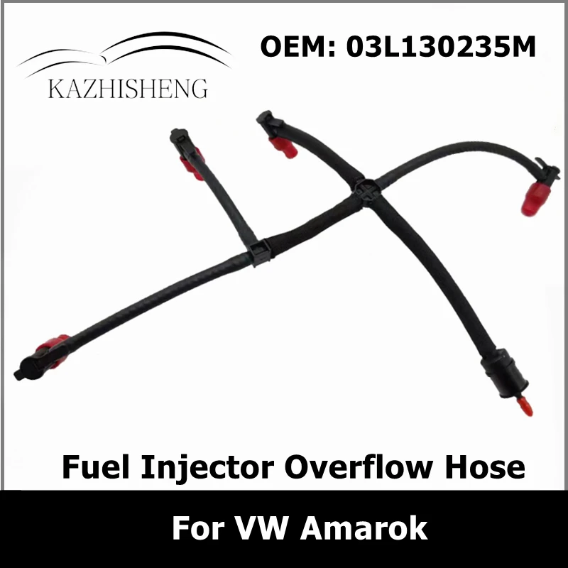 

03L130235M Car Fuel Return Line Pipe Fits for VW Amarok 2011- Leak Nozzle Injector Overflow Hose Auto Parts