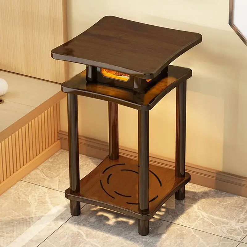 Estante de flores para interior del hogar, mesa de flores de suelo multicapa de bambú, planta decorativa en maceta, suculenta, nueva