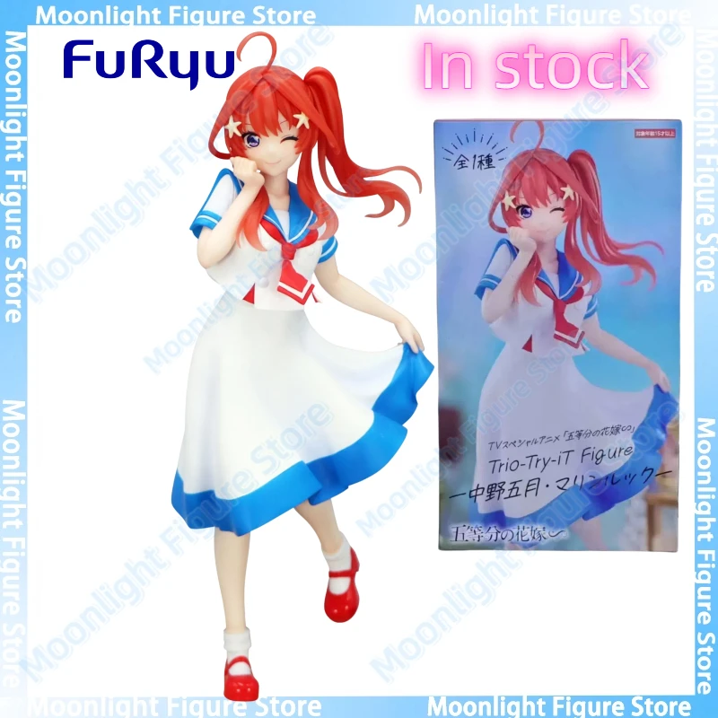

In Stock Furyu Trio-Try-iT Nakano Itsuki Sailor Suit Desktop Cute Dolls Anime Action Figure Toys Gift Model Collection