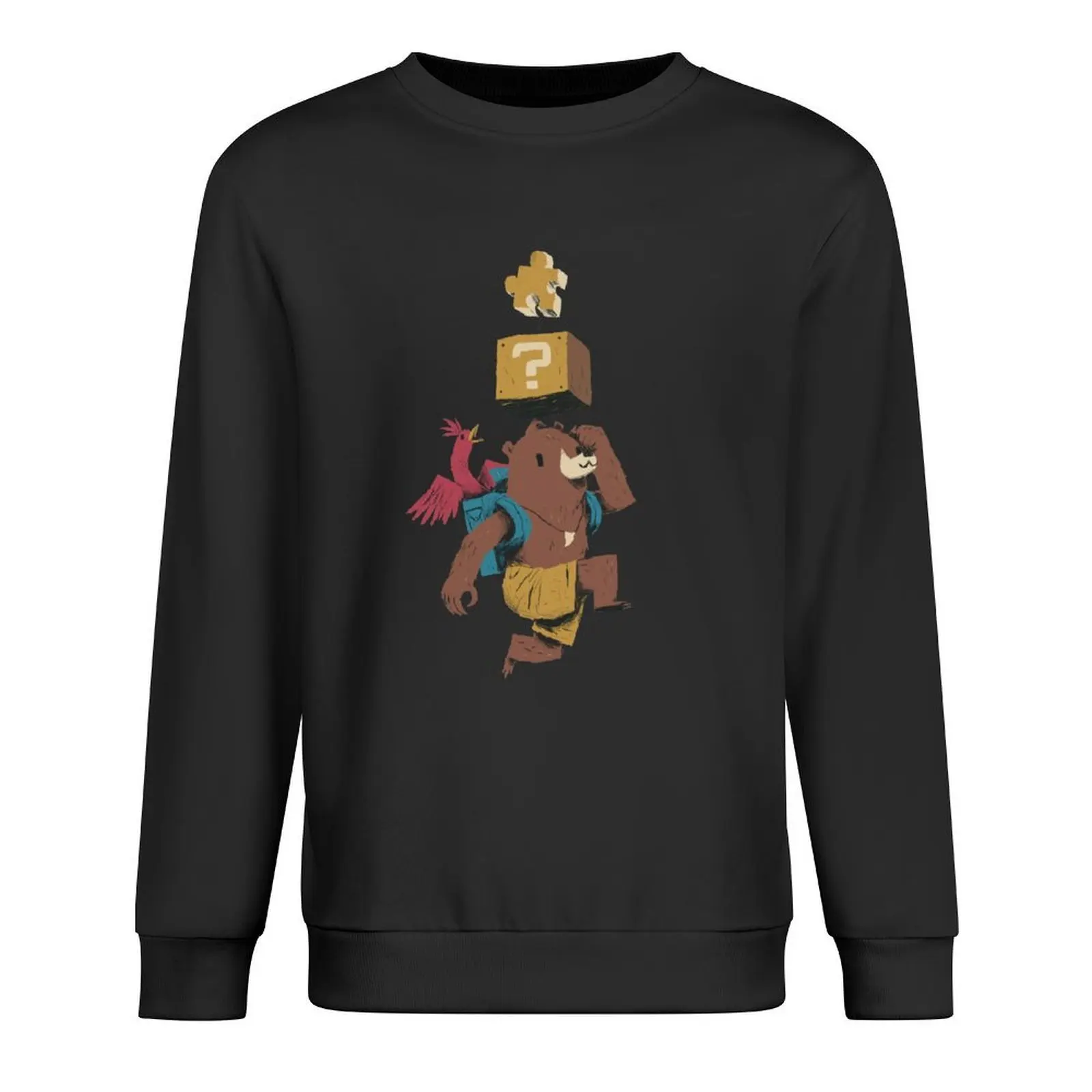 

banjo block Pullover autumn clothes winter clothes korean clothes men's winter sweater hooded sweatshirts