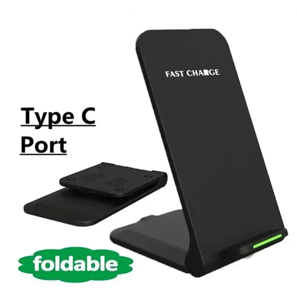 

65W Wireless Charger Stand Pad For iPhone 15 14 13 12 11 Pro X XS Max XR 8 Samsung Xiaomi Induction Fast Charging Dock Station