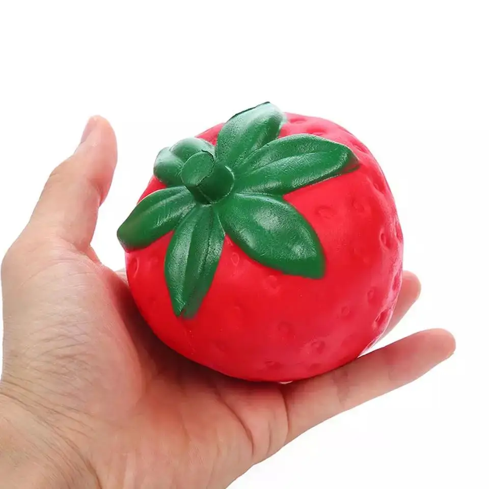 Colorful Various Fruits Squishy Toys Soft Presser Jouet Anti stress Cute Squash Slow Rising Food Jumbo Reliever Toy Many kinds