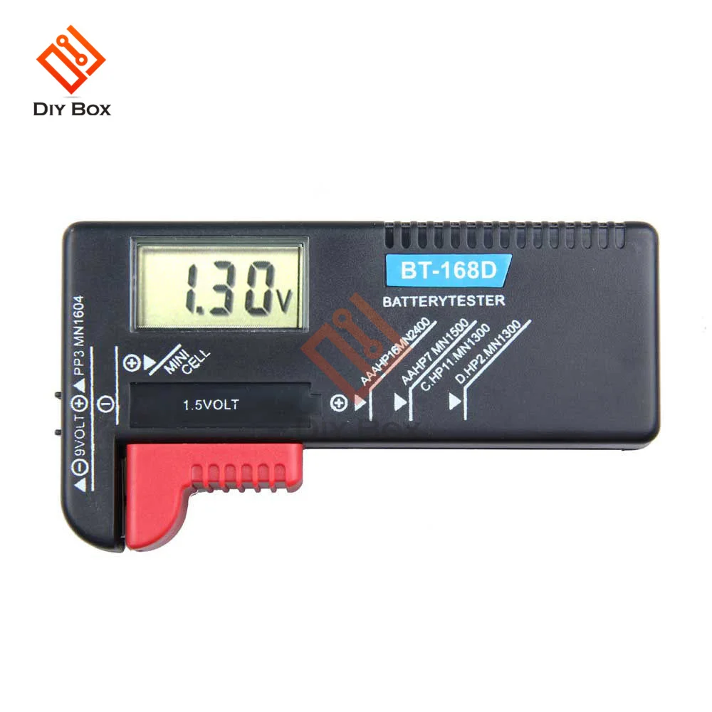 BT-168 PRO Digital Battery Capacity Tester for 18650 14500 Lithum 9V 3.7V 1.5V Cell C D Batteries Tester M05 20 Dropship