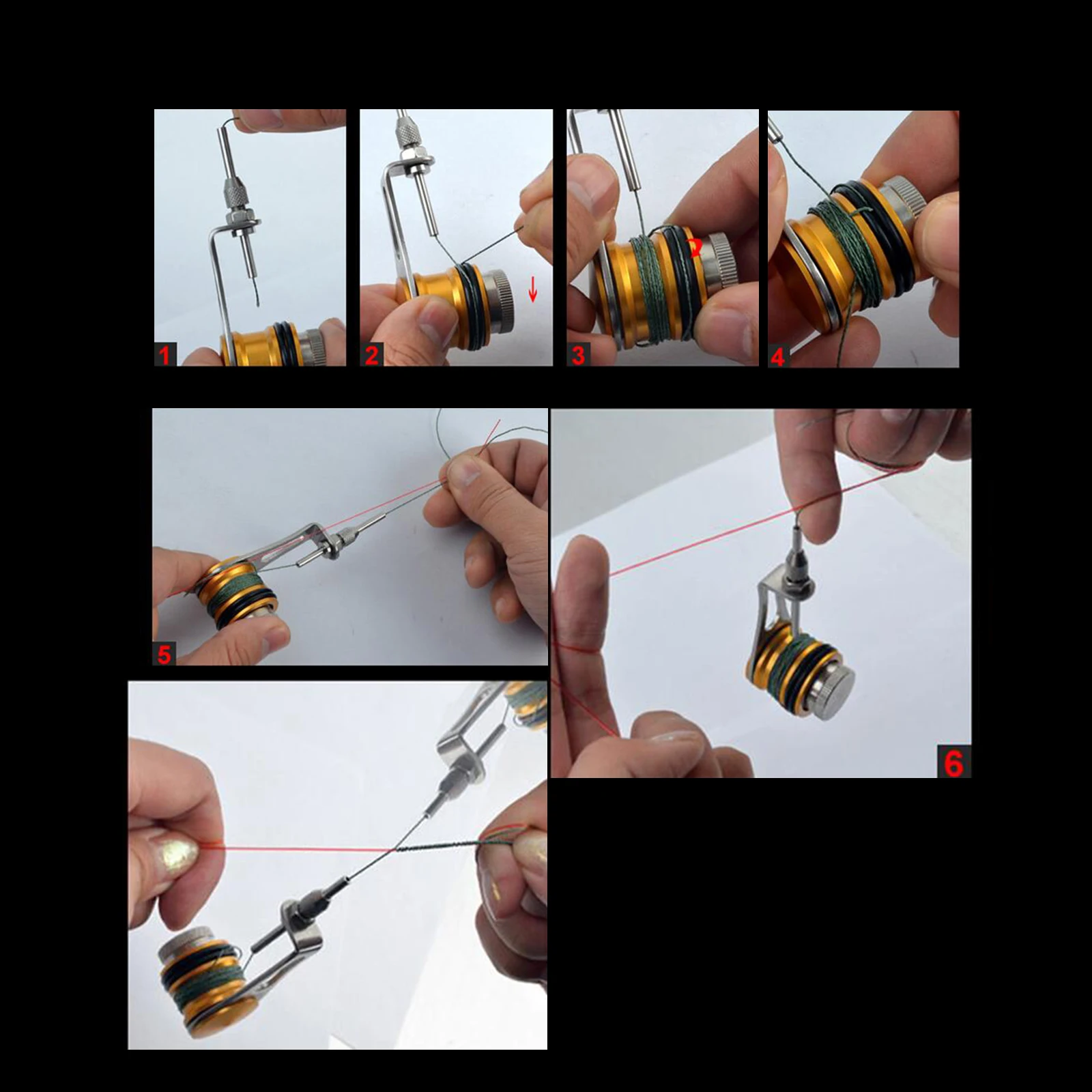 Fishing Bobbin Knotter Fishing Knot Winder Multifunctional Lightweight Machine  GT FG PR  Knot Winder Fishing Line Assist Tools