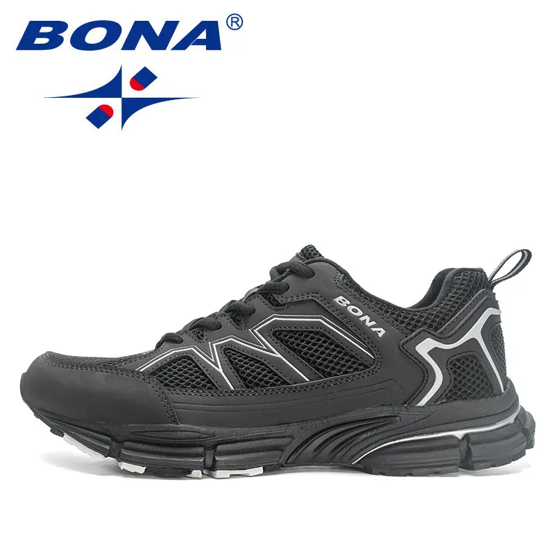 BONA 2023 Novos Designers Sapatos De Corrida Homens Tênis De Corrida Respirável Marca Tênis Homem Esportes Treinamento Caminhada Sapatos Respirável m