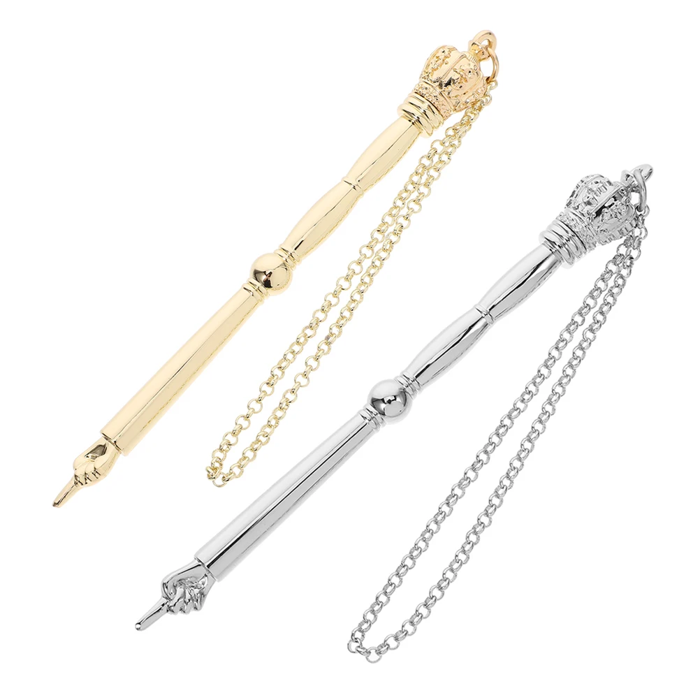 

2 Pcs Bible Reading Pointers Metal Tool Finger Jewish Scripture Zinc Alloy Page Marker Charms