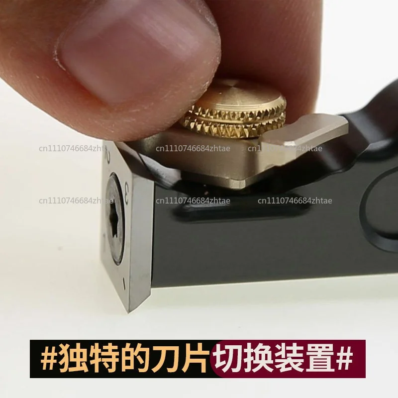 2 In 1 Mini Wood Carbide Insert Scraper Glue Scraper Removal Aluminum Alloy Handle Woodworking Tool