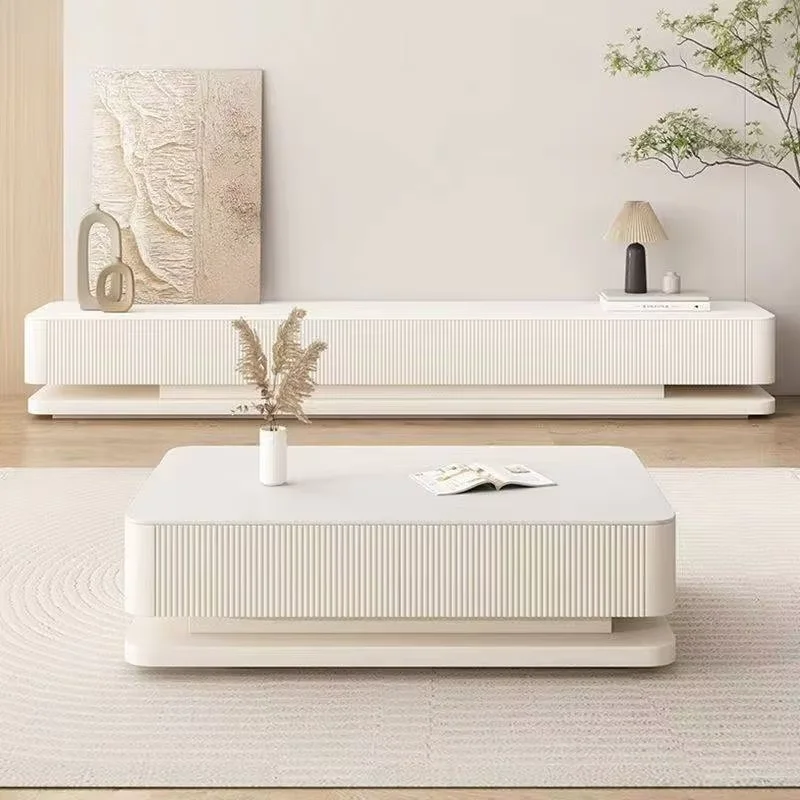 Minimalist European Tv Cabinet Sitting Room Art Designer Nordic Tv Cabinet Luxury Storage White Fernsehr Schrank Furniture Home
