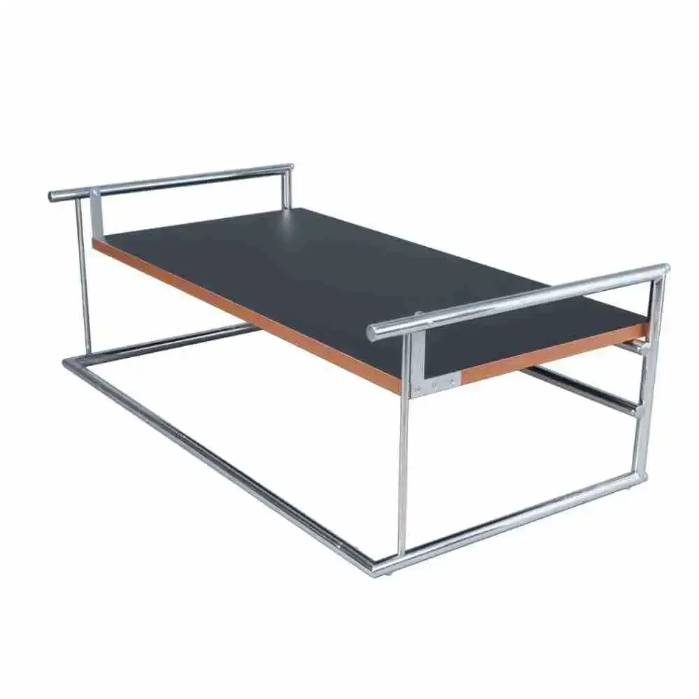 

Simple small family living room Internet celebrity retro Bauhaus home solid wood sofa tea table