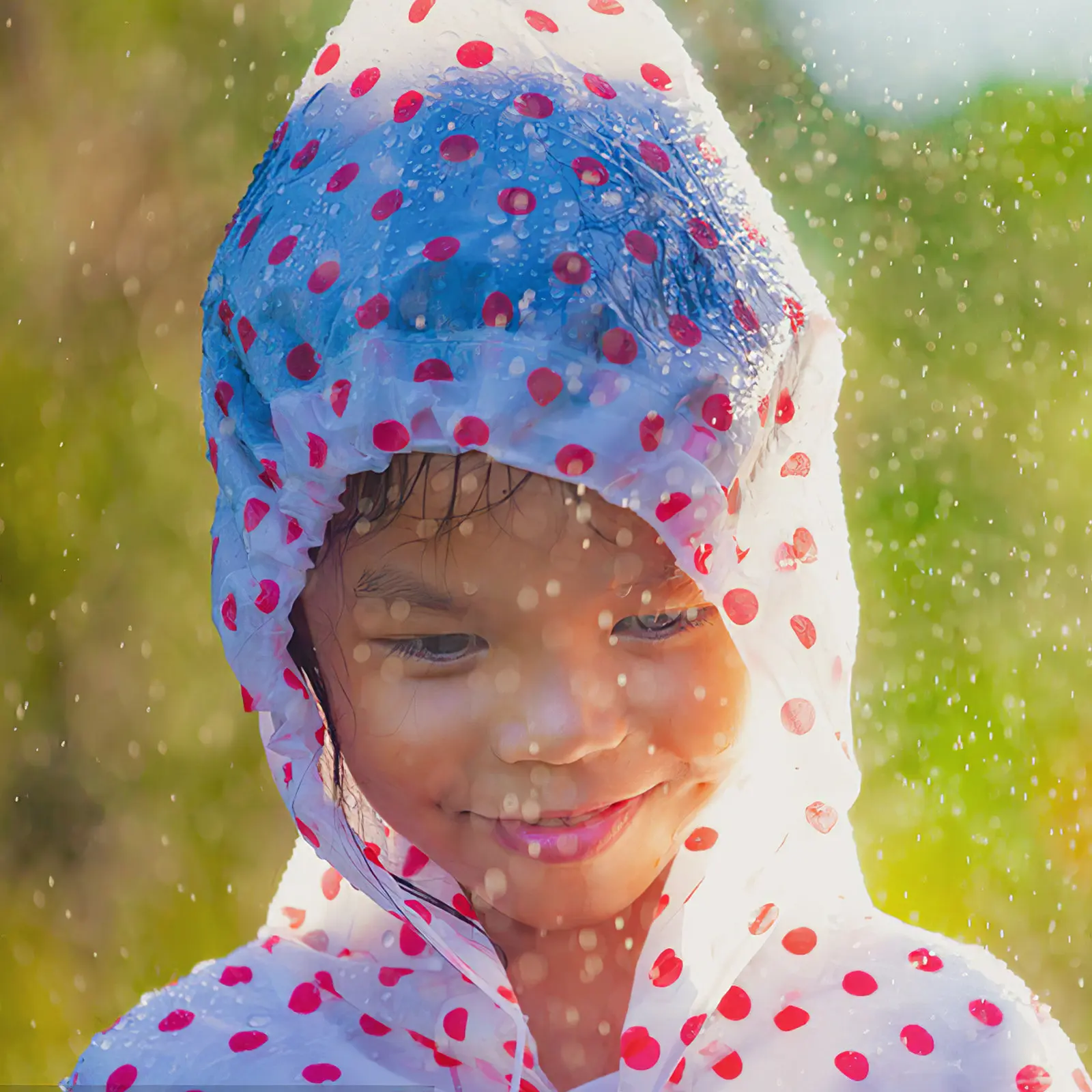 

Детские дождевики с капюшоном в горошек, 3 шт., водонепроницаемые легкие плащи-пончо на пуговицах для мальчиков и девочек, дождевики для путешествий