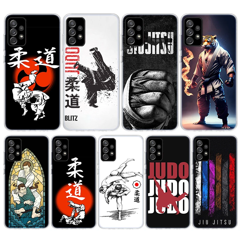 Judo jiu jitsu BJJ Brazilian Soft Phone Case For Samsung Galaxy A14 A13 A12 A15 A54 A53 A52 A55 A34 A33 A32 A35 A24 A23 A22 A25