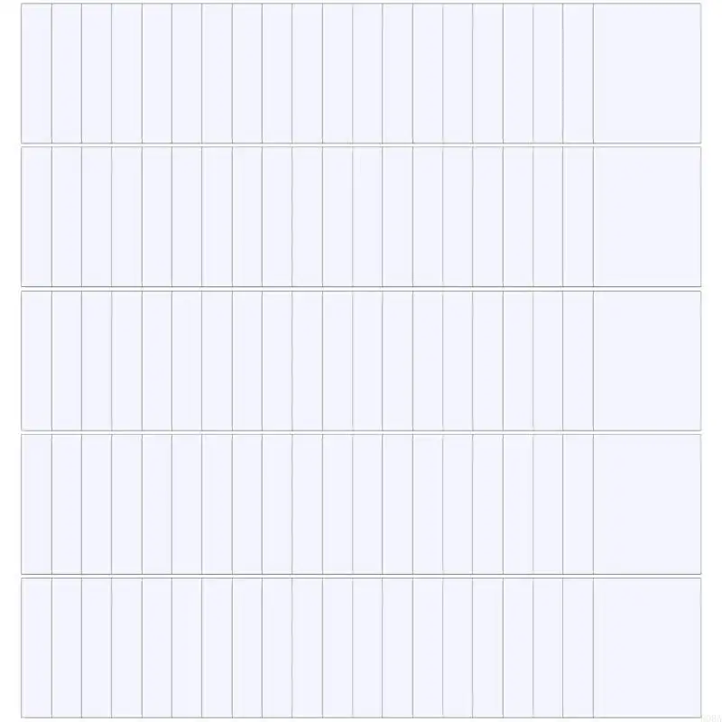 100 vellen Een 4 afdrukbare sticker papier waterdicht kopie -koppapier droogt snel droogt