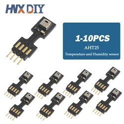 Sensor de temperatura e umidade para Arduino, chip AHT25 AHT21, substitui AHT10 para otimizar, sinal digital, 1-10pcs