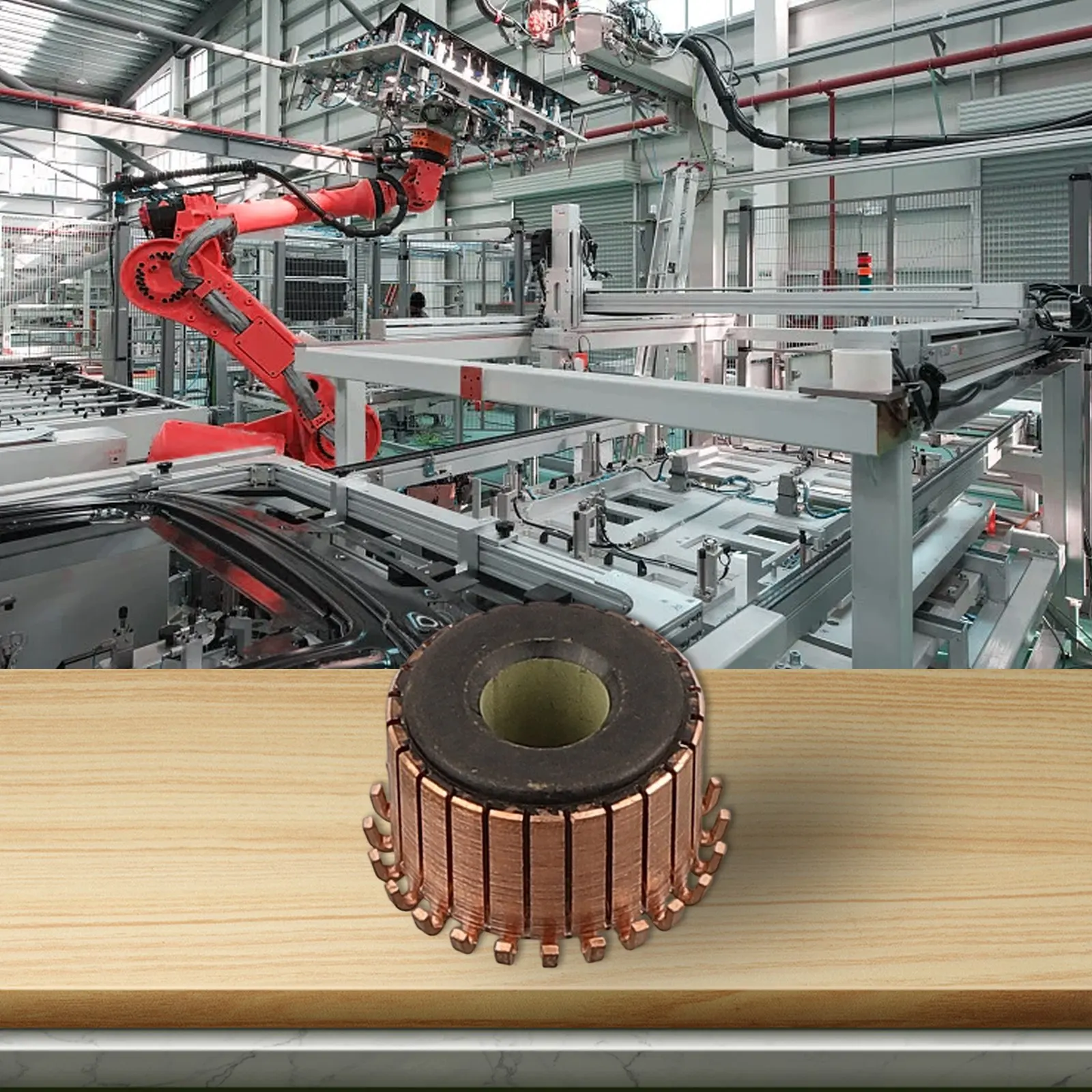Improve Motor Functionality With 24P Teeth Copper Commutator Suitable For Power Tools And Industrial Applications